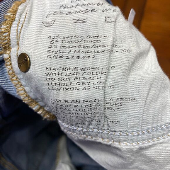 Blank NYC Womens sz 26 Low Rise Skinny Jeans Blue Medium Wash Style 36U-7001 - Picture 13 of 13